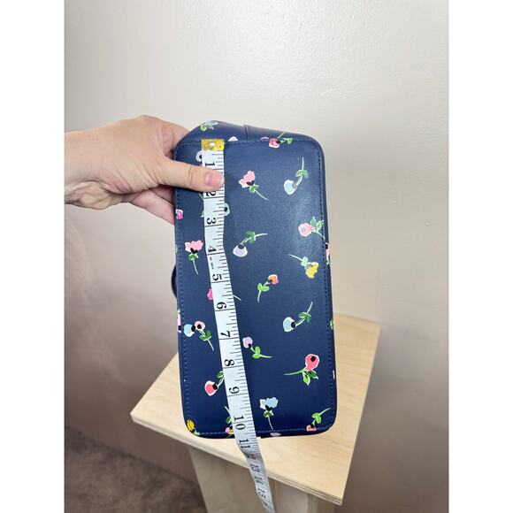 Kate Spade Purse Tote Kaci Wildflower Ditsy Small Tote, Blue Multi Preppy - Picture 10 of 14